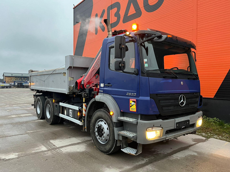 Mercedes-Benz Axor 2633 6x4 FASSI F110AK22 / BOX L=5040 mm - Camion basculantă, Camion cu macara: Foto 4 Mercedes-Benz Axor 2633 6x4 FASSI F110AK22 / BOX L=5040 mm - Camion basculantă, Camion cu macara: Foto 4
