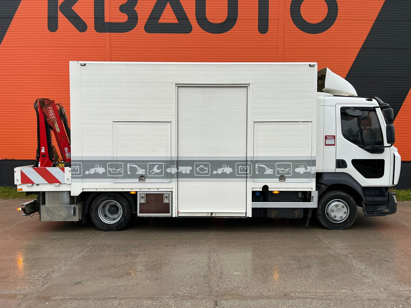 Renault D12 4x2 WORKSHOP ON WHEELS / FASSI M30A.13 / BOX L=4459 mm - Camion furgon: Foto 4 Renault D12 4x2 WORKSHOP ON WHEELS / FASSI M30A.13 / BOX L=4459 mm - Camion furgon: Foto 4