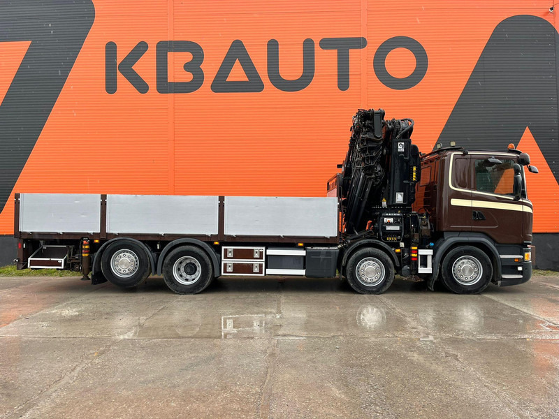 Scania G 450 8x2*6 HIAB 622E-8 + JIB / PLATFORM L=6715 mm - Camion platformă, Camion cu macara: Foto 5 Scania G 450 8x2*6 HIAB 622E-8 + JIB / PLATFORM L=6715 mm - Camion platformă, Camion cu macara: Foto 5