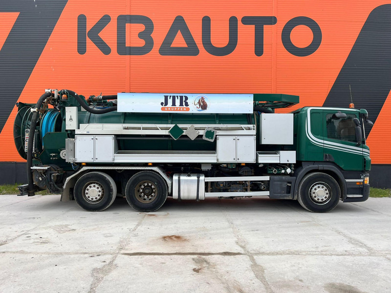 Scania P 360 6x2*4 Larsen A/S TANK 10000 l / VACUUM Vacustar W1300R / PRESSURE Uraca F716 - Maşină pentru vidanjări: Foto 4 Scania P 360 6x2*4 Larsen A/S TANK 10000 l / VACUUM Vacustar W1300R / PRESSURE Uraca F716 - Maşină pentru vidanjări: Foto 4