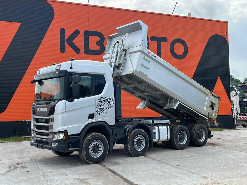 Scania R 500 8x4 RETARDER / FULL STEEL / BIG AXLE / BOX L=5598 mm - Camion basculantă: Foto 2 Scania R 500 8x4 RETARDER / FULL STEEL / BIG AXLE / BOX L=5598 mm - Camion basculantă: Foto 2