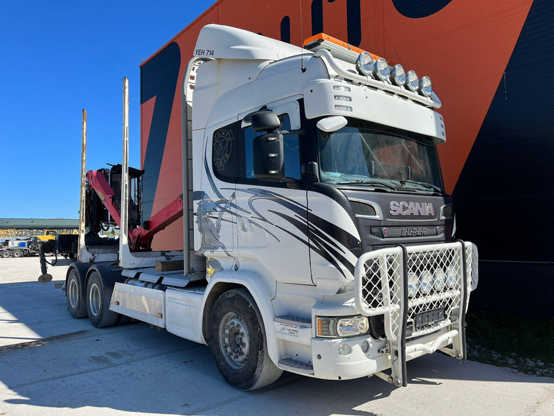 Scania R 580 6x4 EPSILON M12L97 / RETARDER - Camion forestier, Camion cu macara: Foto 4 Scania R 580 6x4 EPSILON M12L97 / RETARDER - Camion forestier, Camion cu macara: Foto 4