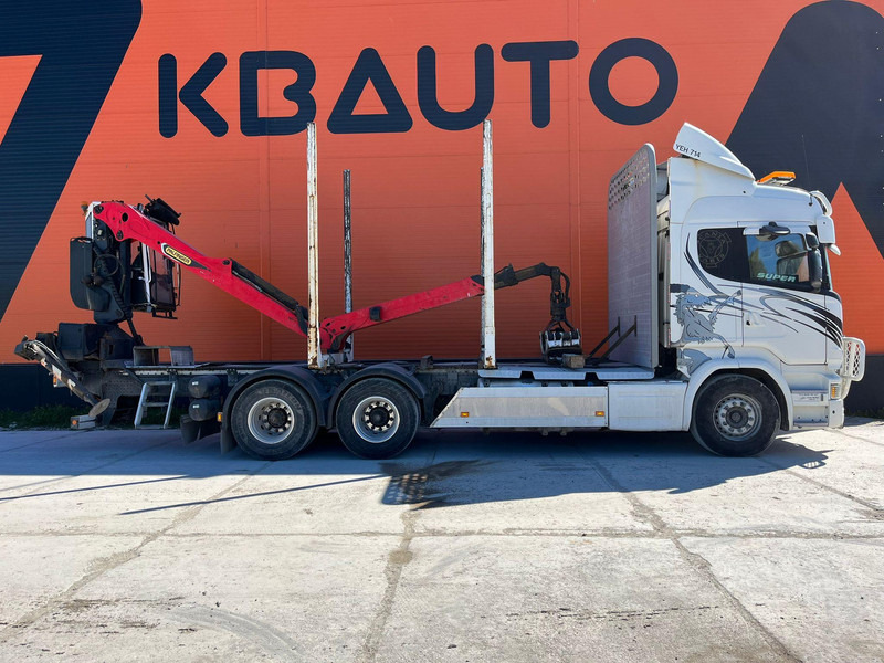 Scania R 580 6x4 EPSILON M12L97 / RETARDER - Camion forestier, Camion cu macara: Foto 5 Scania R 580 6x4 EPSILON M12L97 / RETARDER - Camion forestier, Camion cu macara: Foto 5