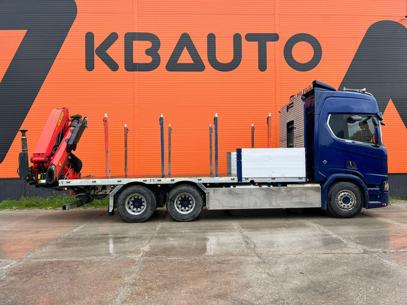 Scania R 650 6x4 PK 24001 / PLATFORM L=6800 mm - Camion platformă, Camion cu macara: Foto 5 Scania R 650 6x4 PK 24001 / PLATFORM L=6800 mm - Camion platformă, Camion cu macara: Foto 5