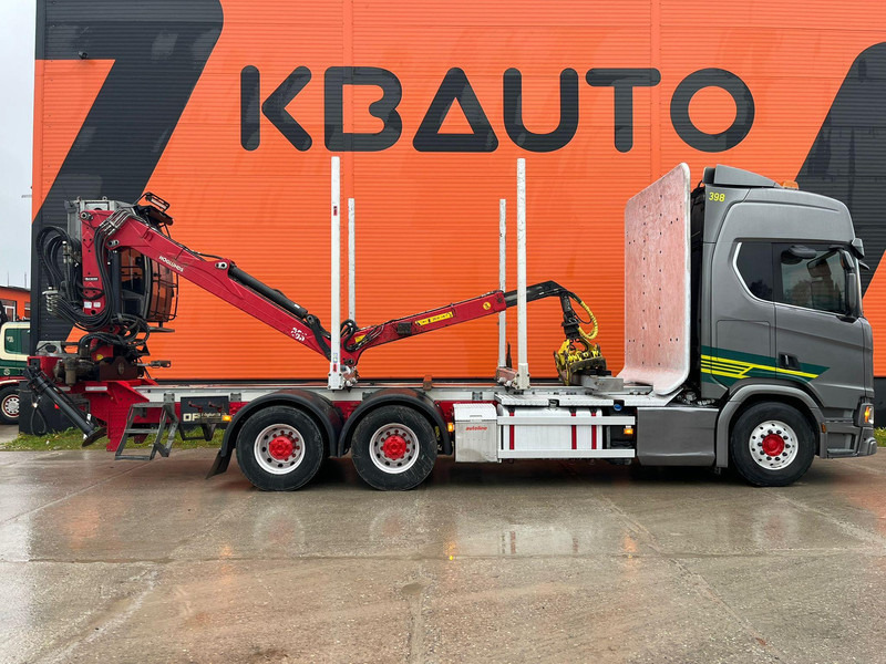 Scania R 650 6x4 RETARDER - Camion forestier, Camion cu macara: Foto 5 Scania R 650 6x4 RETARDER - Camion forestier, Camion cu macara: Foto 5