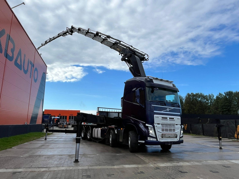 Camion platformă, Camion cu macara Volvo FH 500 8x4 EFFER 1405 6s + JIB + WINCH / PLATFORM EXTENDABLE L=6206 - 8226mm: Foto 9