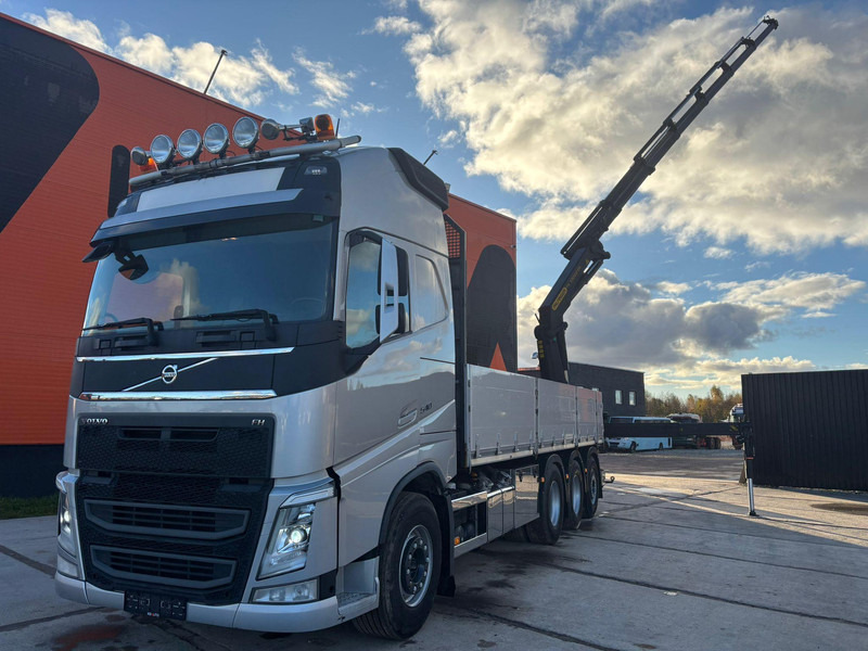 Volvo FH 540 8x4*4 PALFINGER PK 33002 EH / PLATFORM L=7049 mm - Camion platformă, Camion cu macara: Foto 1 Volvo FH 540 8x4*4 PALFINGER PK 33002 EH / PLATFORM L=7049 mm - Camion platformă, Camion cu macara: Foto 1