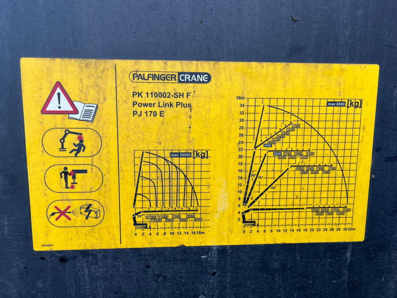 Leasing de Volvo FH 540 8x4 PK 110002 + JIB + WINCH / COMBI / PLATFORM L=3662 mm Volvo FH 540 8x4 PK 110002 + JIB + WINCH / COMBI / PLATFORM L=3662 mm: Foto 12