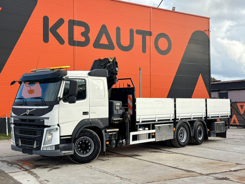 Volvo FM 330 6x2*4 HIAB X-HIPRO 192 E-5 / boom 15 m / 880 kg / PLATFORM L=7525 mm - Camion platformă, Camion cu macara: Foto 2 Volvo FM 330 6x2*4 HIAB X-HIPRO 192 E-5 / boom 15 m / 880 kg / PLATFORM L=7525 mm - Camion platformă, Camion cu macara: Foto 2