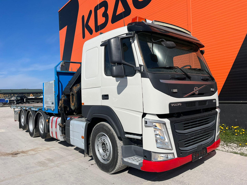 Volvo FM 460 8x2*6 HIAB 302E-6 / PLATFORM L=6721 mm - Camion platformă, Camion cu macara: Foto 4 Volvo FM 460 8x2*6 HIAB 302E-6 / PLATFORM L=6721 mm - Camion platformă, Camion cu macara: Foto 4