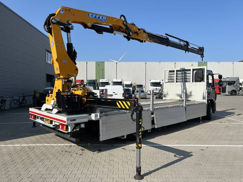DAF LF 320 FA / Effer 175.2/c3s Crane / 363 dkm / Plateau / APK TUV 08-25 - Camion cu macara: Foto 2 DAF LF 320 FA / Effer 175.2/c3s Crane / 363 dkm / Plateau / APK TUV 08-25 - Camion cu macara: Foto 2