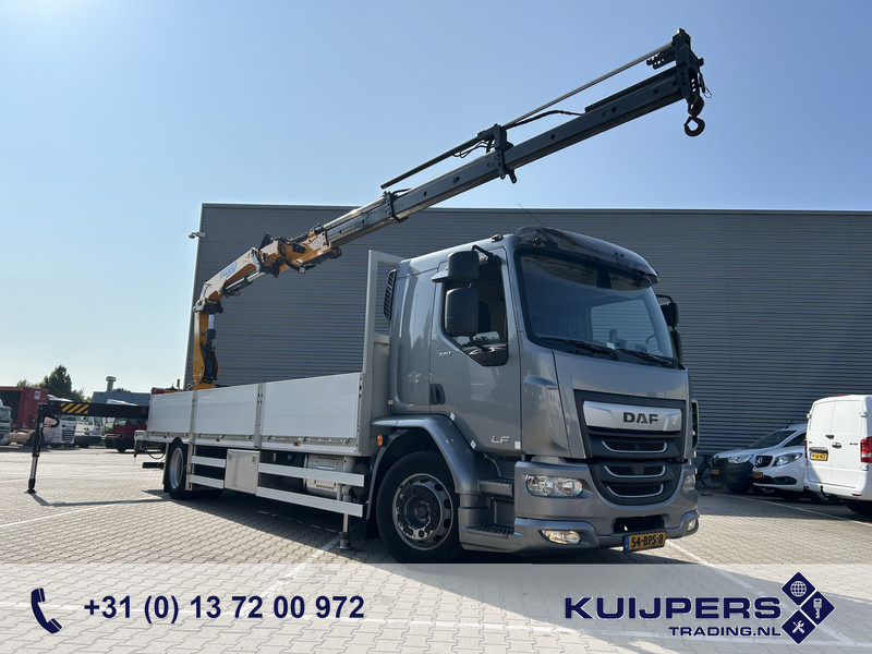 DAF LF 320 FA / Effer 175.2/c3s Crane / 363 dkm / Plateau - Camion cu macara: Foto 1 DAF LF 320 FA / Effer 175.2/c3s Crane / 363 dkm / Plateau - Camion cu macara: Foto 1