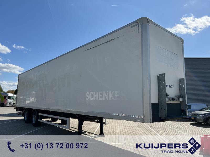 Groenewegen DRO-14-18 B / Box / Laadklep / Stuuras / APK 08-26 - Semiremorcă furgon: Foto 1 Groenewegen DRO-14-18 B / Box / Laadklep / Stuuras / APK 08-26 - Semiremorcă furgon: Foto 1