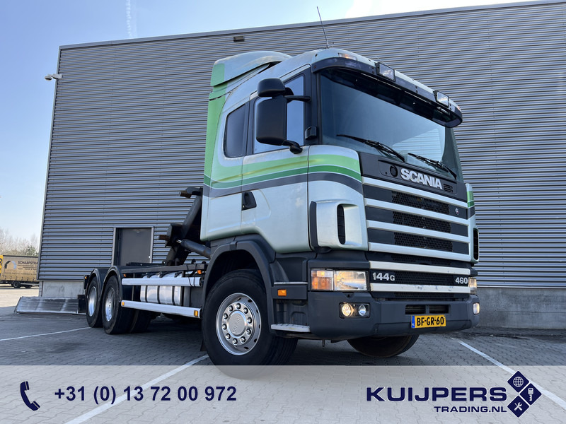 Scania R 144G V8 460 6x2 Boogie / 874 dkm / Blad - Blad / Hook Lift / NL Truck - Camion cu cârlig: Foto 1 Scania R 144G V8 460 6x2 Boogie / 874 dkm / Blad - Blad / Hook Lift / NL Truck - Camion cu cârlig: Foto 1