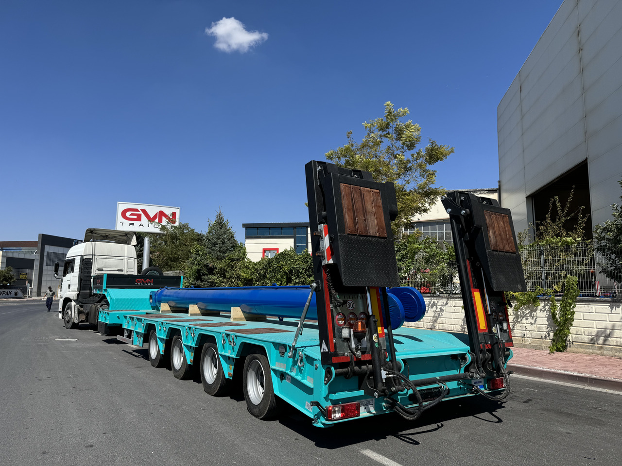 GVN Trailer 4 AXLE EXTENDABLE LOWBED - Semiremorcă transport agabaritic: Foto 1 GVN Trailer 4 AXLE EXTENDABLE LOWBED - Semiremorcă transport agabaritic: Foto 1