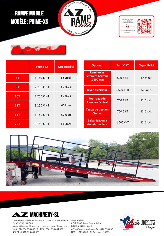 AZ RAMP PRIME XS-6 mobile loading ramp - Rampă de încărcare: Foto 4 AZ RAMP PRIME XS-6 mobile loading ramp - Rampă de încărcare: Foto 4