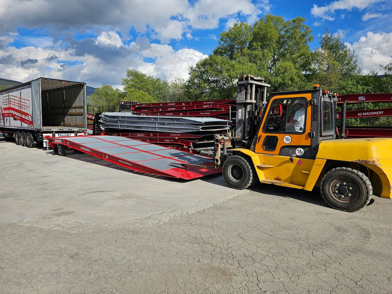 Large Mobile dock ramp, uncouplable AZ RAMP - KING VERSION, BIG FOOT LLO 15 T - Rampă de încărcare: Foto 3 Large Mobile dock ramp, uncouplable AZ RAMP - KING VERSION, BIG FOOT LLO 15 T - Rampă de încărcare: Foto 3