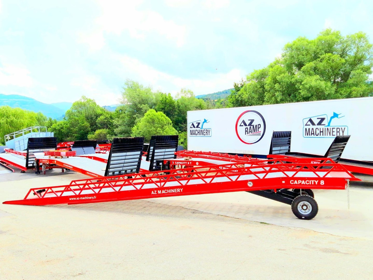 Rampă de încărcare **RENTAL 12-24-36 Month** AZ RAMP-EASY XL-8 . Mobil Loading Ramp: Foto 15