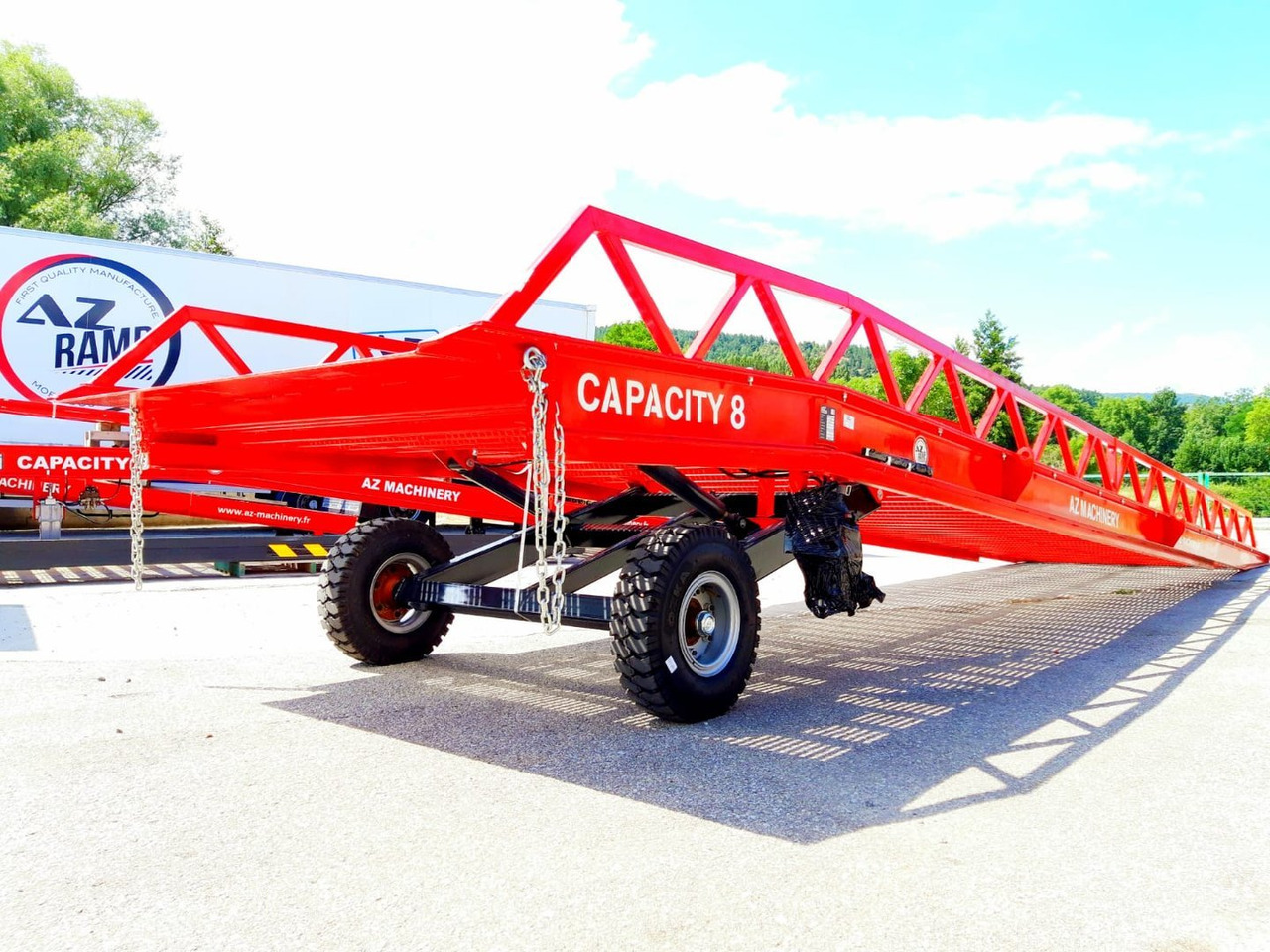 Rampă de încărcare **RENTAL 12-24-36 Month** AZ RAMP-EASY XL-8 . Mobil Loading Ramp: Foto 10
