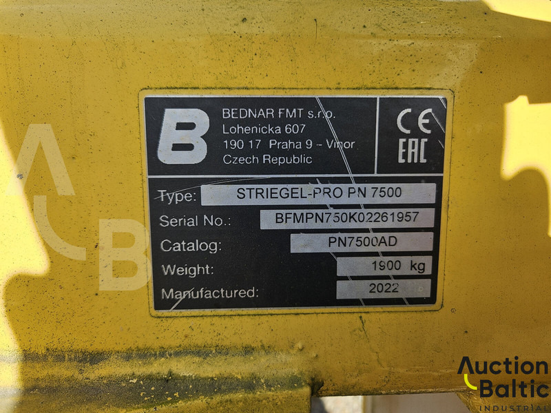 Grapă Bednar Striegel-Pro PN 7500: Foto 12 Grapă Bednar Striegel-Pro PN 7500: Foto 12