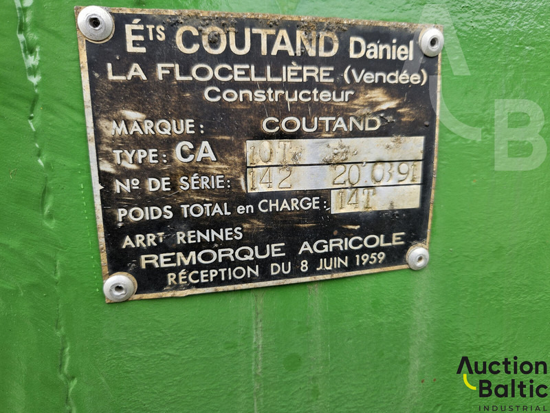 Remorcă basculantă Coutand 10T: Foto 20