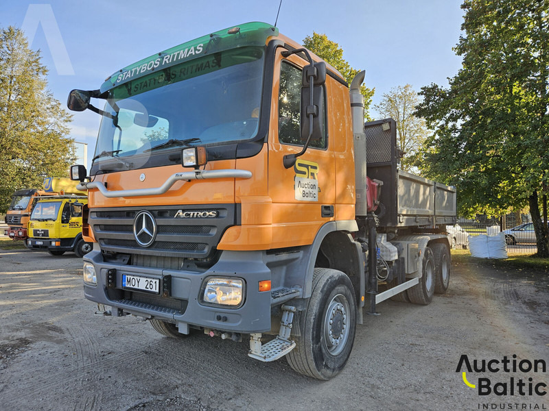 Mercedes-Benz Actros 1844 - Camion basculantă, Camion cu macara: Foto 2 Mercedes-Benz Actros 1844 - Camion basculantă, Camion cu macara: Foto 2
