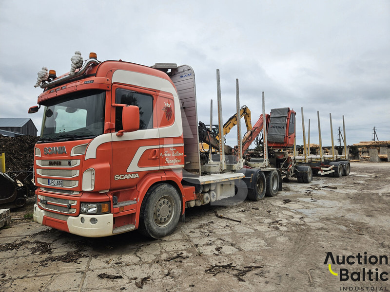 Scania R 560 - Remorcă forestieră: Foto 1 Scania R 560 - Remorcă forestieră: Foto 1