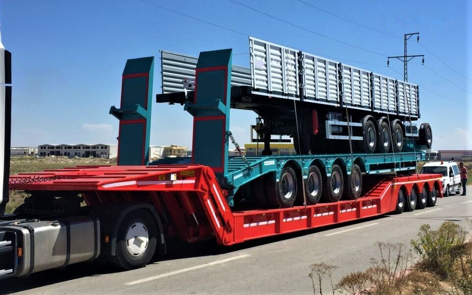 AME 100 Ton, Front Loading 4 Axle Lowbed Semi Trailer - Semiremorcă transport agabaritic: Foto 5 AME 100 Ton, Front Loading 4 Axle Lowbed Semi Trailer - Semiremorcă transport agabaritic: Foto 5