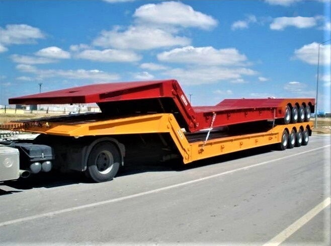 AME 120 Ton 4 Axle Front Loading Lowbed Semi-Trailer - Semiremorcă transport agabaritic: Foto 1 AME 120 Ton 4 Axle Front Loading Lowbed Semi-Trailer - Semiremorcă transport agabaritic: Foto 1