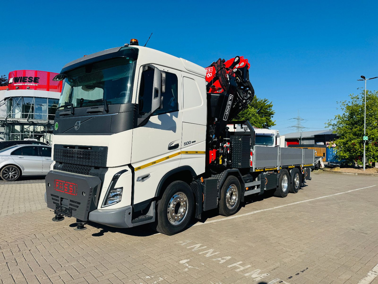 Volvo FH 500 8x2 mit F710RA.2.27 L426 und V20 Winde - Camion, Camion cu macara: Foto 1 Volvo FH 500 8x2 mit F710RA.2.27 L426 und V20 Winde - Camion, Camion cu macara: Foto 1