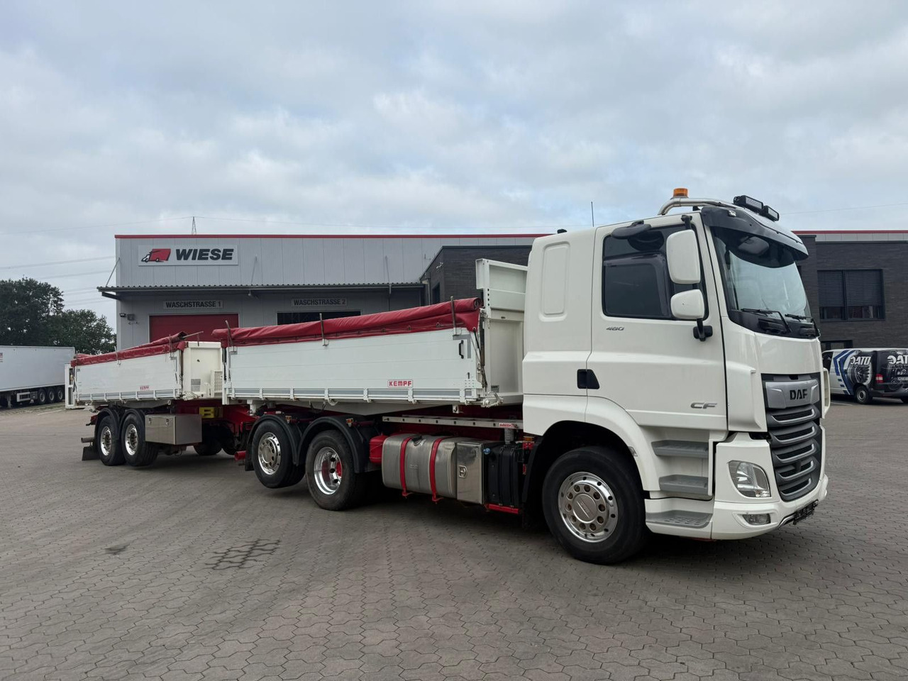 DAF CF 480 FAN 6x2 Dreiseitenkipper Inkl. Anhänger - Camion basculantă: Foto 1 DAF CF 480 FAN 6x2 Dreiseitenkipper Inkl. Anhänger - Camion basculantă: Foto 1