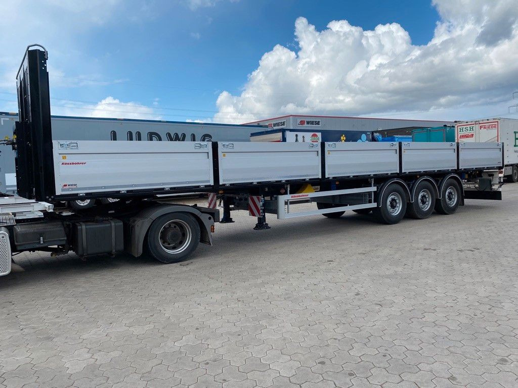 Kässbohrer Bordwandauflieger Twistlocks - Semiremorcă platformă: Foto 1 Kässbohrer Bordwandauflieger Twistlocks - Semiremorcă platformă: Foto 1