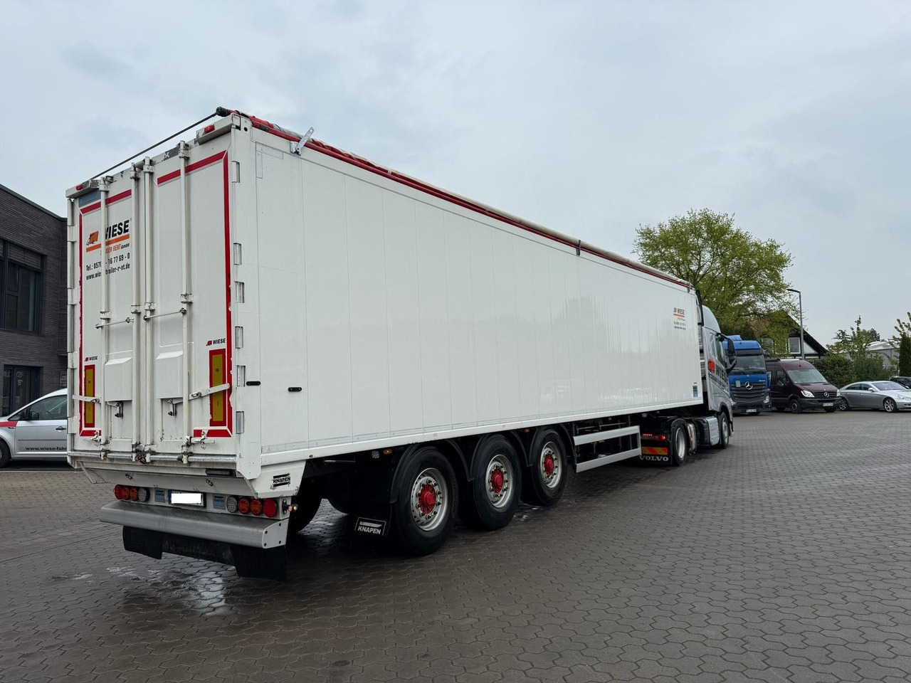 Knapen K100 Schubboden 80m³ Powersheet Lenkachse Agrar - Semiremorcă cu podea culisantă: Foto 3 Knapen K100 Schubboden 80m³ Powersheet Lenkachse Agrar - Semiremorcă cu podea culisantă: Foto 3