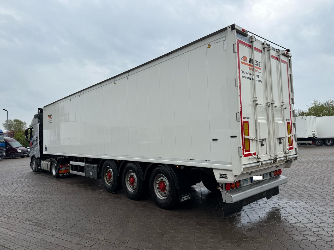 Knapen K100 Schubboden 80m³ Powersheet Lenkachse Agrar - Semiremorcă cu podea culisantă: Foto 4 Knapen K100 Schubboden 80m³ Powersheet Lenkachse Agrar - Semiremorcă cu podea culisantă: Foto 4