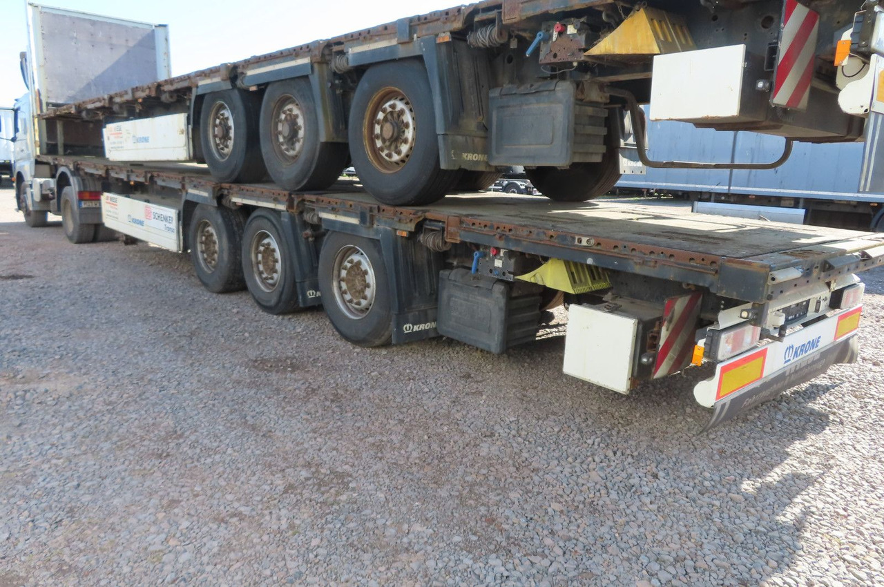 Krone Stahlmattenauflieger mit Bordwände - Semiremorcă platformă: Foto 4 Krone Stahlmattenauflieger mit Bordwände - Semiremorcă platformă: Foto 4