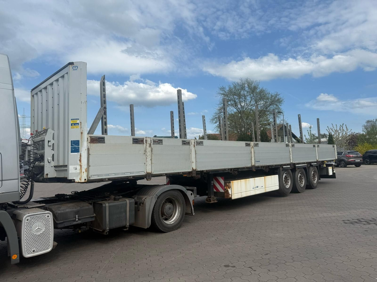 Krone Stahlmattenauflieger mit Bordwände - TÜV Neu - Semiremorcă platformă: Foto 3 Krone Stahlmattenauflieger mit Bordwände - TÜV Neu - Semiremorcă platformă: Foto 3