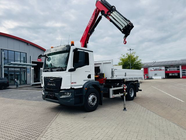 MAN 18.320 4x4 mit Fassi Ladekran Sofort Verfügbar - Camion basculantă, Camion cu macara: Foto 3 MAN 18.320 4x4 mit Fassi Ladekran Sofort Verfügbar - Camion basculantă, Camion cu macara: Foto 3