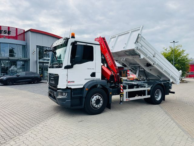 MAN 18.320 4x4 mit Fassi Ladekran Sofort Verfügbar - Camion basculantă, Camion cu macara: Foto 5 MAN 18.320 4x4 mit Fassi Ladekran Sofort Verfügbar - Camion basculantă, Camion cu macara: Foto 5