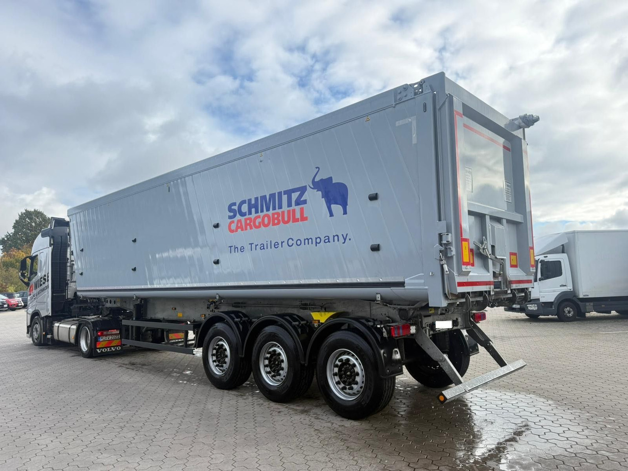 Schmitz Cargobull SCB S3D Alu Kipper 60m³ Fast Neuwertig OKUSLIDE - Semiremorcă basculantă: Foto 5 Schmitz Cargobull SCB S3D Alu Kipper 60m³ Fast Neuwertig OKUSLIDE - Semiremorcă basculantă: Foto 5