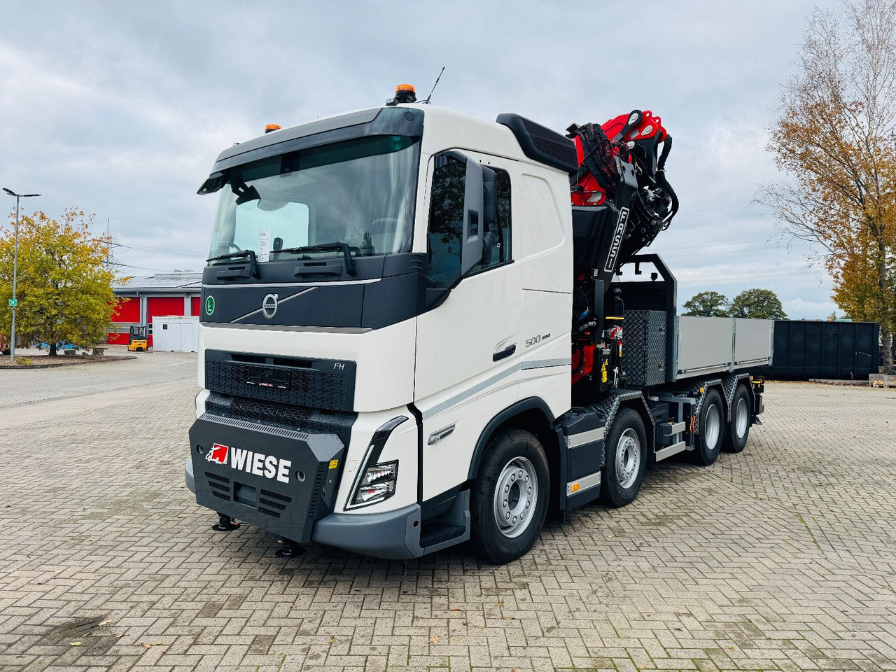 Volvo FH 500 8x4 Kran F820 RA2.27 Jib & Winde Sofort - Camion platformă, Camion cu macara: Foto 1 Volvo FH 500 8x4 Kran F820 RA2.27 Jib & Winde Sofort - Camion platformă, Camion cu macara: Foto 1