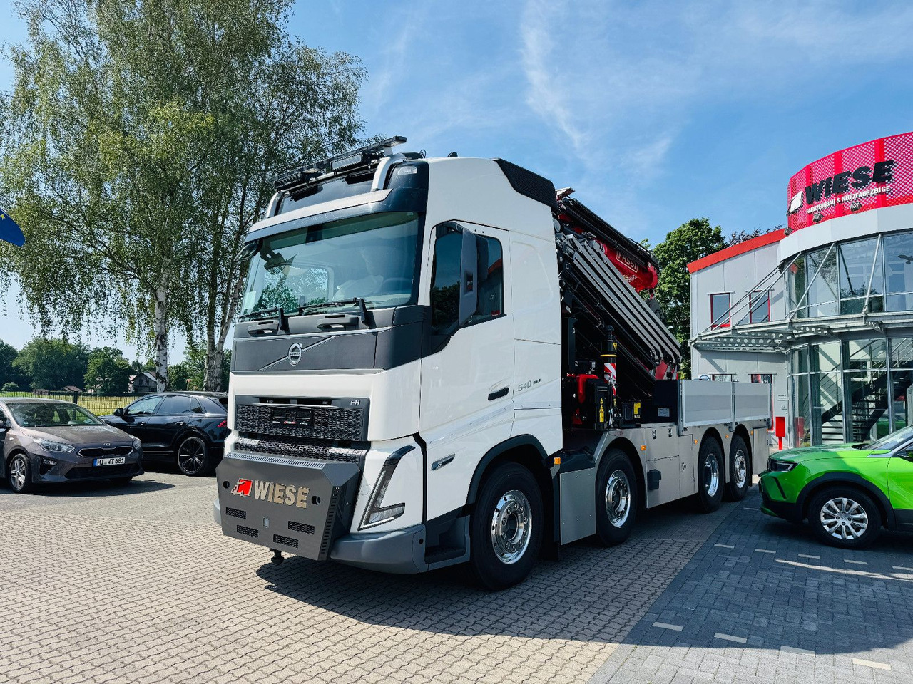 Camion platformă, Camion cu macara Volvo FH 540 mit Fassi F2150RAL Fly Jib + Winde: Foto 9