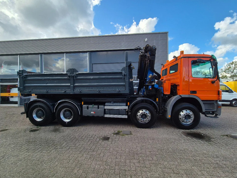 Mercedes-Benz Actros 3241 8X4 Containersysteem/ 20T HMF crane/ Manual - Camion cu cârlig, Camion cu macara: Foto 4 Mercedes-Benz Actros 3241 8X4 Containersysteem/ 20T HMF crane/ Manual - Camion cu cârlig, Camion cu macara: Foto 4