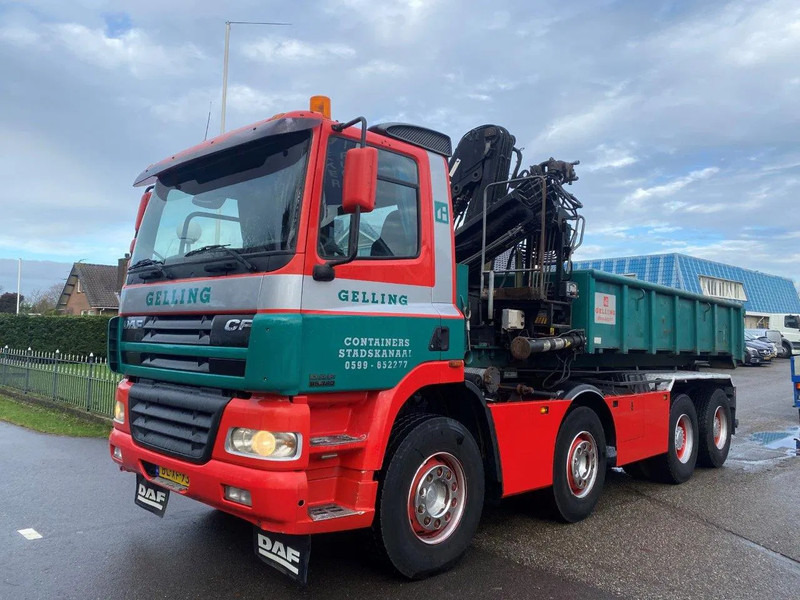 DAF CF 85.380 8x4 HOLLAND TRUCK MANUAL GEARBOX FULL STEEL SPRING - Camion cu sistem de cablu: Foto 1 DAF CF 85.380 8x4 HOLLAND TRUCK MANUAL GEARBOX FULL STEEL SPRING - Camion cu sistem de cablu: Foto 1