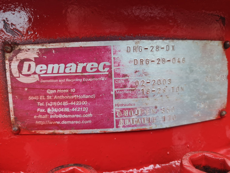 Graifer demarec drg 28 sorteergrijper sortiergreifer demarec: Foto 7