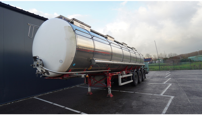 Burg 3 AXLE TANK CHEMIE TRAILER 30.000LTR - Semiremorcă cisternă: Foto 2 Burg 3 AXLE TANK CHEMIE TRAILER 30.000LTR - Semiremorcă cisternă: Foto 2
