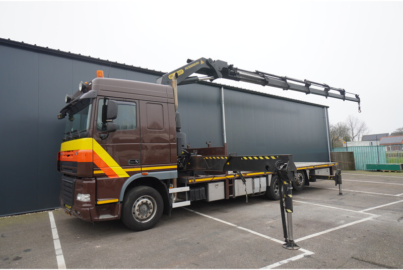 DAF XF 460 6X2 OPEN BOX WITH PALFINGER PK 50002 CRANE - Camion cu macara: Foto 1 DAF XF 460 6X2 OPEN BOX WITH PALFINGER PK 50002 CRANE - Camion cu macara: Foto 1