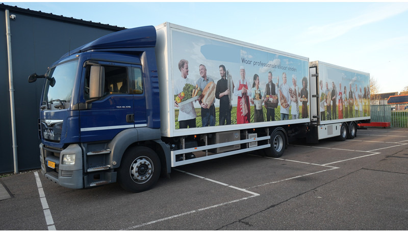 MAN TGS 18.320 FRIGO COMBI WITH DRACO FRIGO TRAILER - Camion frigider: Foto 3 MAN TGS 18.320 FRIGO COMBI WITH DRACO FRIGO TRAILER - Camion frigider: Foto 3