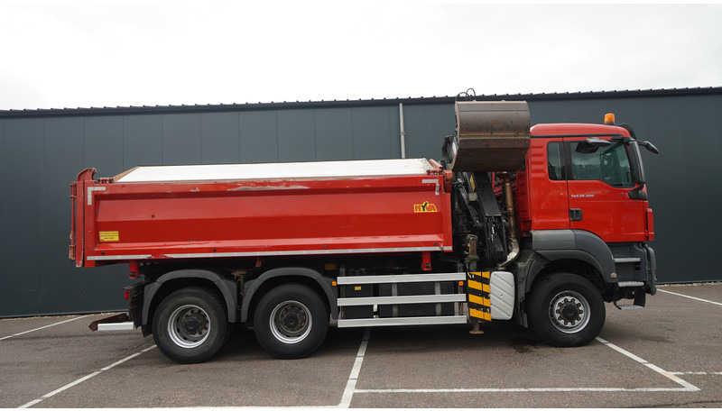 MAN TGS 28.400 6X6 2 SIDE TIPPER WITH HMF 1643 CRANE 376.400KM - Camion cu macara: Foto 5 MAN TGS 28.400 6X6 2 SIDE TIPPER WITH HMF 1643 CRANE 376.400KM - Camion cu macara: Foto 5