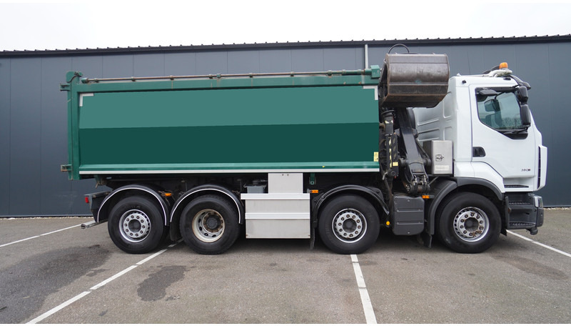 Renault PREMIUM 380 DXI 8X2/6 2 SIDE TIPPER WITH PLFINGER Q 170 Z CRANE.278.200KM - Camion cu macara: Foto 5 Renault PREMIUM 380 DXI 8X2/6 2 SIDE TIPPER WITH PLFINGER Q 170 Z CRANE.278.200KM - Camion cu macara: Foto 5