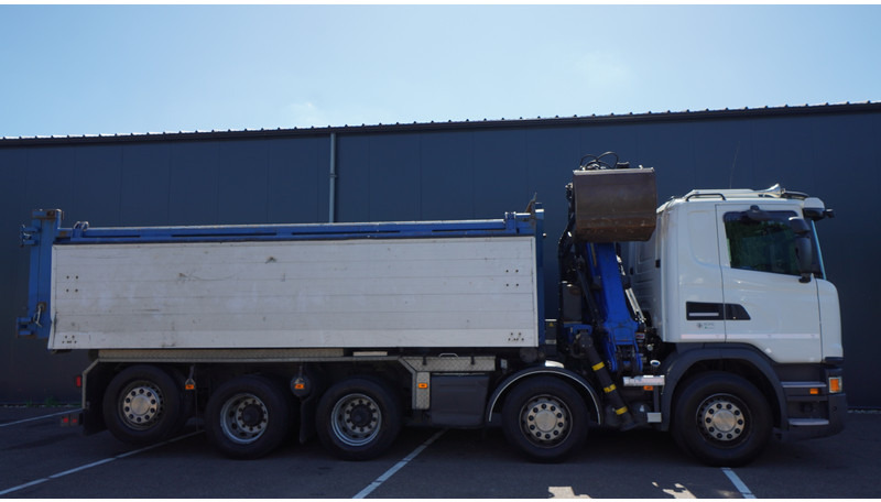 Scania G 490 10X4 CABLE SYSTEM TRUCK WITH PALFINGER Q180Z95TR CRANE - Camion cu macara: Foto 4 Scania G 490 10X4 CABLE SYSTEM TRUCK WITH PALFINGER Q180Z95TR CRANE - Camion cu macara: Foto 4